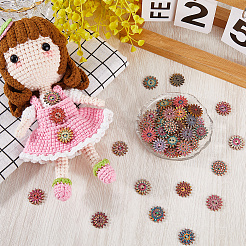 2-Hole Printed Wood Buttons&nbsp;BUTT-SP0001-07