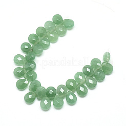 Natural Green Aventurine Gemstone Beads Strands&nbsp;G-T006-11