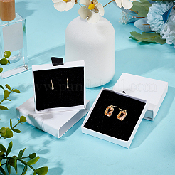 Cardboard Paper Jewelry Set Drawer Boxes with Sponge Inside&nbsp;FIND-WH0199-43C
