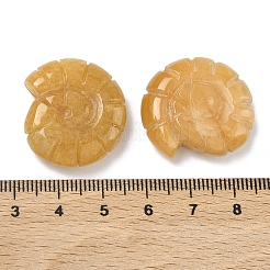 Natural Topaz Jade Conch Display Decorations&nbsp;DJEW-D303-01M