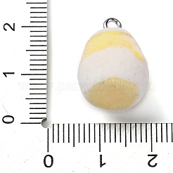 Flocky Resin Pendants&nbsp;FIND-S001-14A
