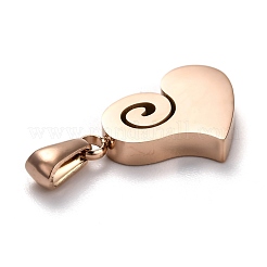 Ion Plating(IP) 304 Stainless Steel Pendants&nbsp;STAS-Z006-18RG