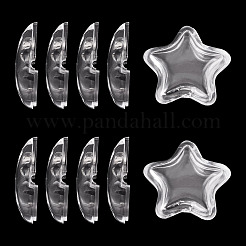 12個透明アクリルビーズ  スター  33.5x34.5x9.5mm  穴：3mm&nbsp;TACR-TA0001-77A
