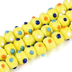 Handmade Lampwork Bumpy Beads&nbsp;LAMP-ZX003-07-05