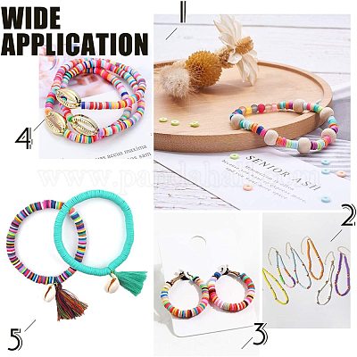 Handmade Polymer Clay Beads&nbsp;CLAY-R067-3.0mm-47-1