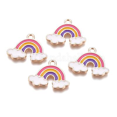 Alloy Enamel Pendants&nbsp;ENAM-O035-14G-B-1