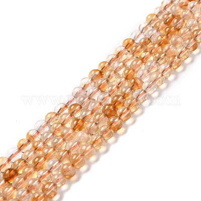 Natural Citrine Bead Strands&nbsp;X-G-P466-01E-1