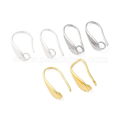 Brass Earring Hooks&nbsp;KK-L134-05-1