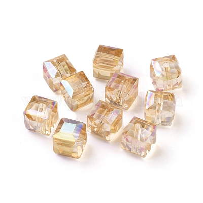 Electorplated Glass Beads&nbsp;EGLA-E006-1Q-1