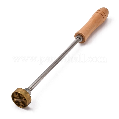 Stamping Embossing Soldering Brass with Stamp&nbsp;AJEW-WH0113-15-142-1