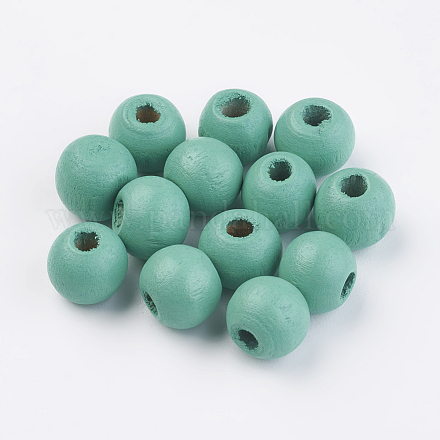 Natural Wood Beads WOOD-Q030-44-1