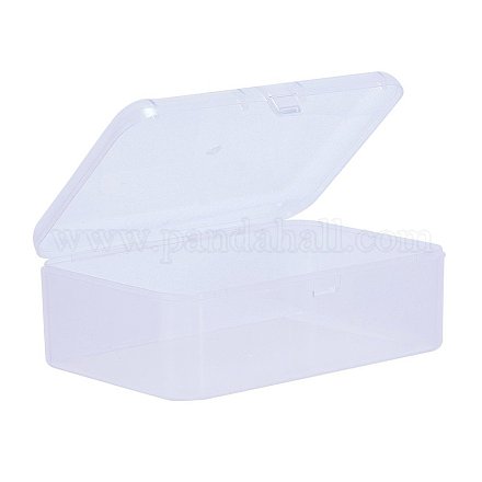 長方形のプラスチックビーズ保存容器  透明  9x6x3.2cm&nbsp;CON-XCP0002-23-1