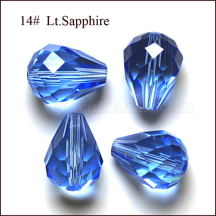Imitation Austrian Crystal Beads SWAR-F062-12x10mm-14-1