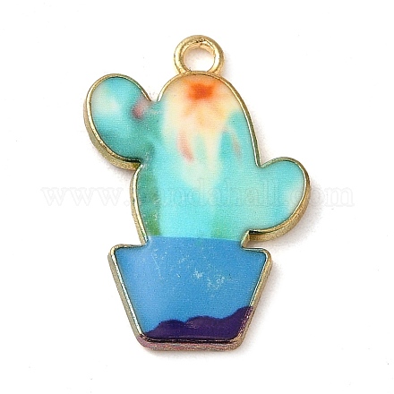 Alloy Enamel Pendants&nbsp;ENAM-Q507-09D-1