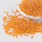 Round Transparent Colors Rainbow Glass Seed Beads, Gold, 12/0, 2mm, Hole: 1mm, about 3306pcs/50g