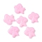 Baking Paint Glass Beads, Star, Pearl Pink, 24.5x24.5x7.5mm, Hole: 1.2~1.4mm