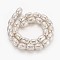 Electroplated Natural Lava Rock Beads Strands, Long-Lasting Plated, Column, Silver Plated, 14x10~10.5mm, Hole: 1mm, about 28pcs/strand, 15.55 inch(39.5cm)