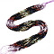 Natural & Synthetic Mixed Gemstone Beads Strands, Round Beads, Faceted, 4x4mm, Hole: 0.6mm, about 80~100pcs/strand, 15.35''~15.75''(39~40cm)