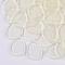 Transparent Resin Cabochons, Teardrop, Beige, 26.5x21x4mm