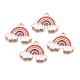 Alloy Enamel Pendants&nbsp;ENAM-O035-14G-B-1