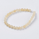 Natural Topaz Jade Beads Strands&nbsp;G-G515-6mm-03B-2