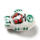Handmade Printed Porcelain Beads&nbsp;PORC-F005-03-2