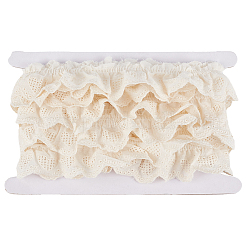 5 Yards Cotton Lace Trim Ribbon for Curtain Sofa Decoration&nbsp;OCOR-GF0005-52B