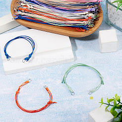 10Pcs Waxed Polyester Cord Bracelets Making&nbsp;AJEW-TAC00108