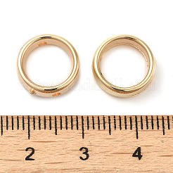 CCBプラスチックビーズフレーム  ゴールドカラー  12x3.5mm  穴：1.5mm&nbsp;CCB-H001-01B-G