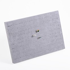 ビロードのリングが表示されます  木で  ライトグレー  35x24x4cm&nbsp;RDIS-N007-02