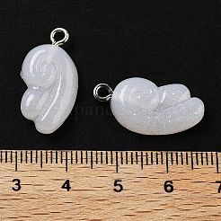 Opaque Resin Pendants&nbsp;FIND-M035-01D