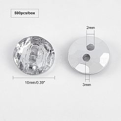 Spray Painted Acrylic Button&nbsp;TACR-OC0001-02