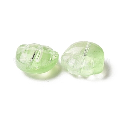 Transparent Spray Painted Glass Beads&nbsp;GLAA-I050-12B