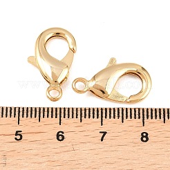 シェグレース 真鍮製ロブスタークラスプ  カドミウムフリー＆ニッケルフリー＆鉛フリー  18KGP本金メッキ  19x11.5x4mm  穴：2.4mm&nbsp;XGRPCP704-268G