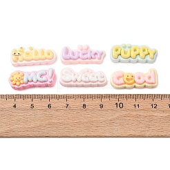 Opaque Resin Cabochons&nbsp;FIND-E058-08