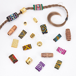55Pcs Dreadlocks Beads Hair Decorations&nbsp;DIY-NB0008-99