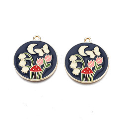 Alloy Enamel Pendants&nbsp;ENAM-N055-113B