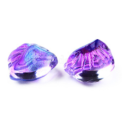 Transparent Spray Painted Glass Beads&nbsp;GLAA-N035-033-G01