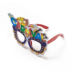 Felt Brazil Carnival Eyeglasses Frame Decoration&nbsp;LS-AJEW-G044-01C