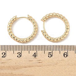 Brass Hoop Earrings&nbsp;EJEW-D320-22G