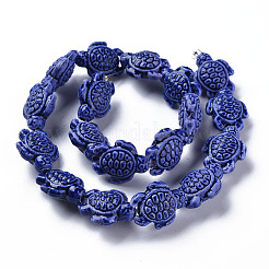 Glazed Porcelain Beads&nbsp;PORC-Q265-007D