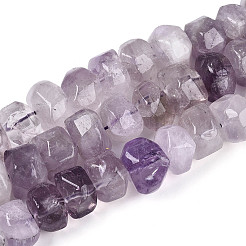 Natural Amethyst Beads Strands&nbsp;G-N347-17A-03