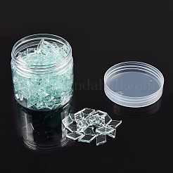 Transparent Glass Cabochons&nbsp;GLAA-FG0001-02