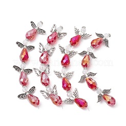 Angel Fairy Shape Electroplate Glass Beads Strands&nbsp;AJEW-JB01173-01