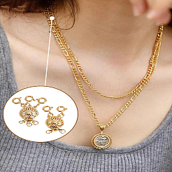 2Pcs 2 Styles Brass Box Clasps&nbsp;KK-LP0001-92G