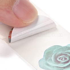 3D Flower & Heart Pattern Roll Stickers&nbsp;X-DIY-B031-05