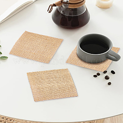 4Pcs Burlap Cup Coasters&nbsp;DIY-LP0003-76