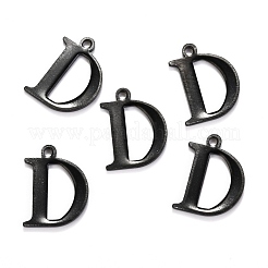 304 Stainless Steel Alphabet Charms&nbsp;STAS-H122-D-EB