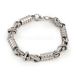 201 Stainless Steel Link Chain Bracelets for Men Women&nbsp;BJEW-B143-08