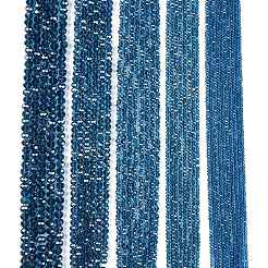 電気メッキガラスビーズセット  ABカラーメッキ  多面カット  ロンデル  ティール  6x5mm  穴：1mm  約80~85個/連  38~40cm&nbsp;X-EGLA-A044-T6mm-B27